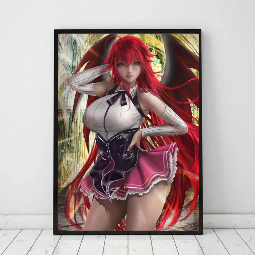 High School DxD AI  Rias Wall Art