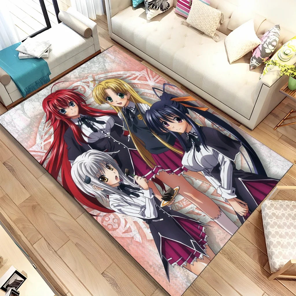 High School DxD Beautiful Girl Rug