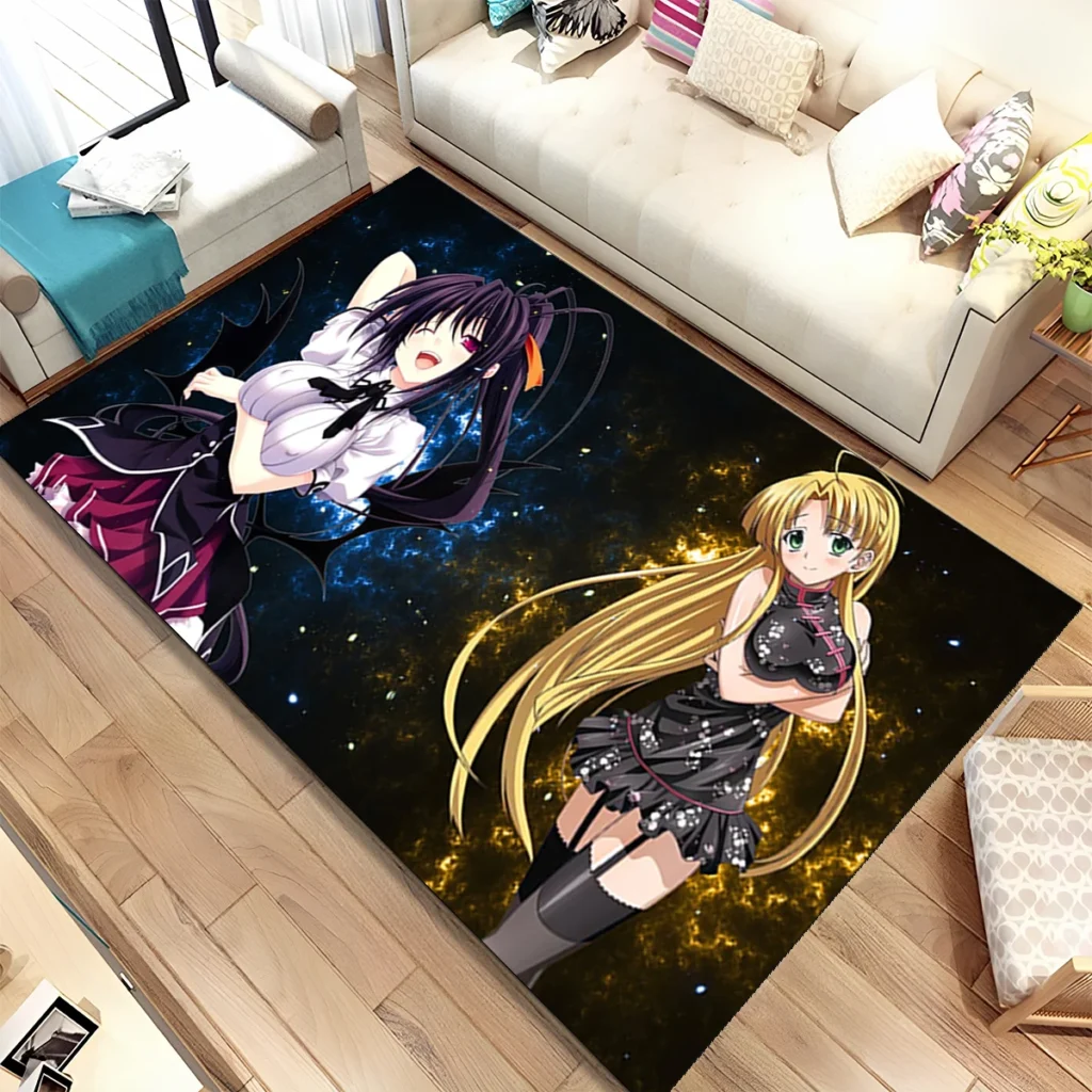 High School DxD Akeno And Asia Rug