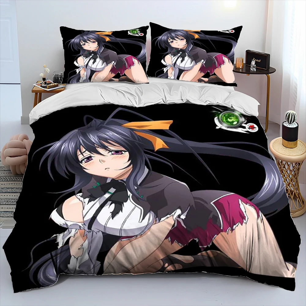 Sexy Girl High School DxD Anime Comforter Bedding Set
