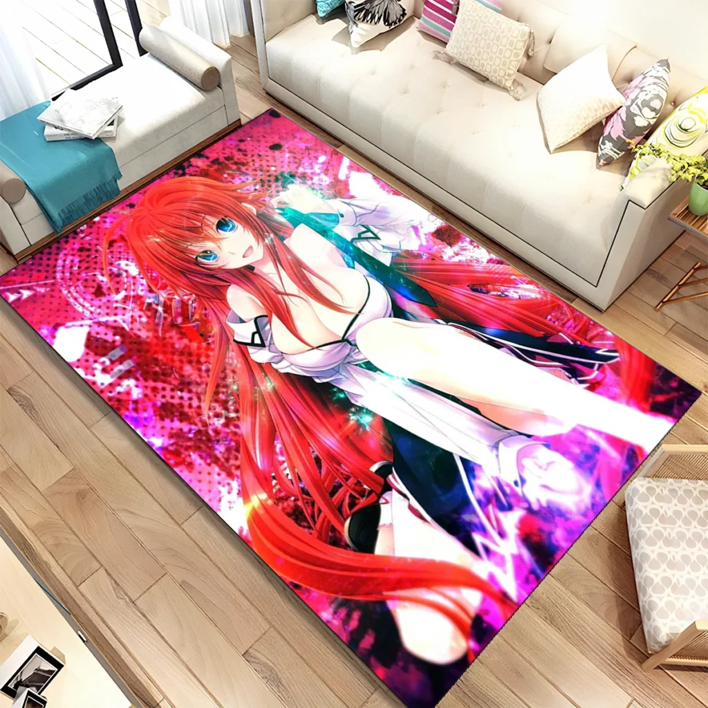High School DxD Rias Pink Rug