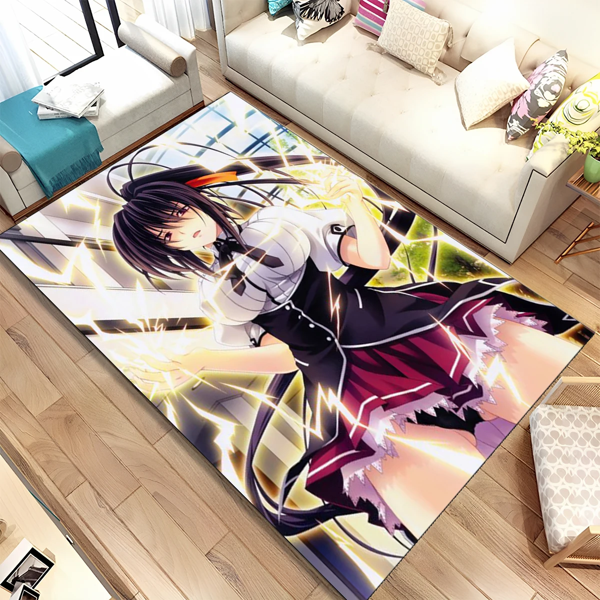 High School DxD Akeno Strong Rug