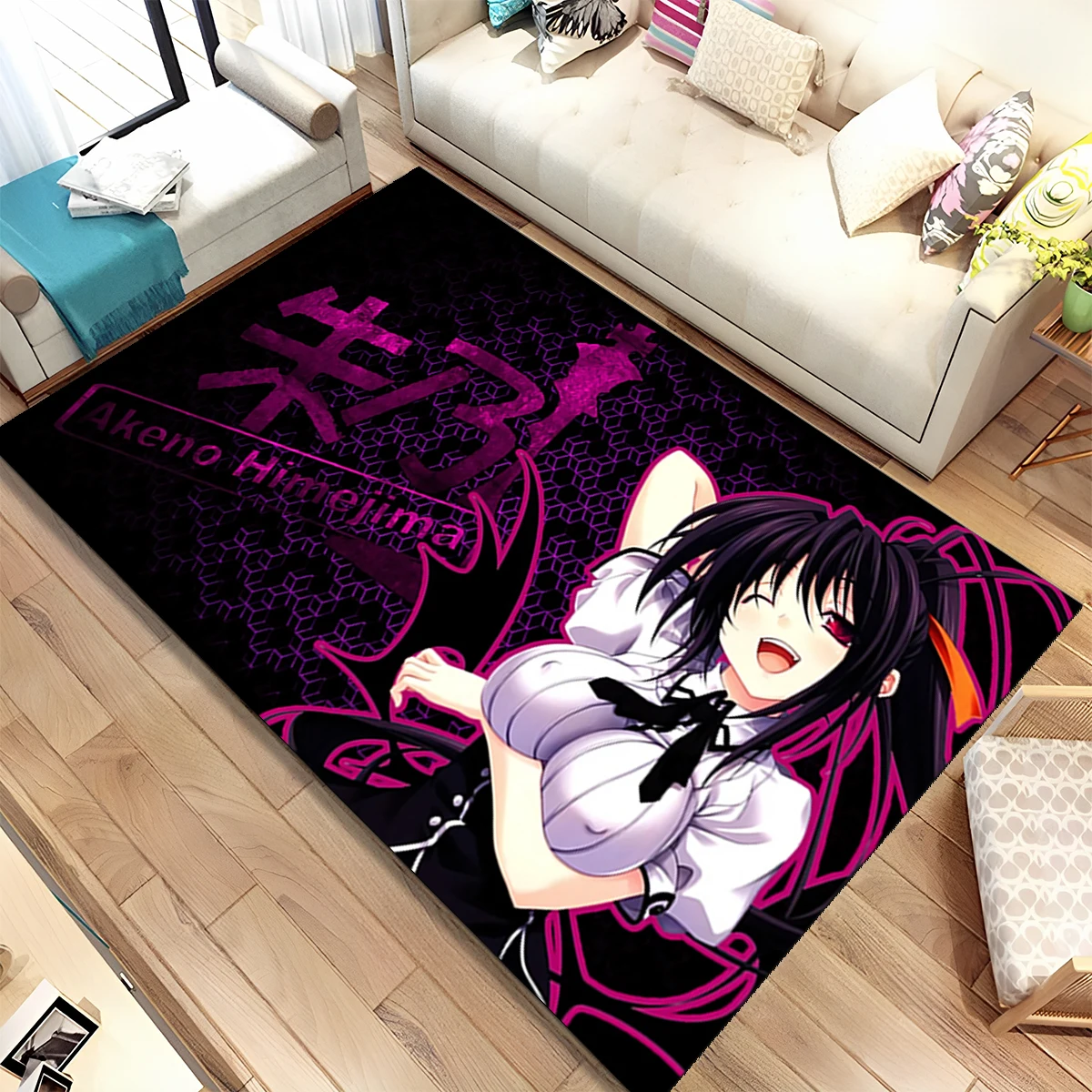 High School DxD Himejima Akeno Smile Rug