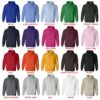 hoodie color chart - High School DxD Shop