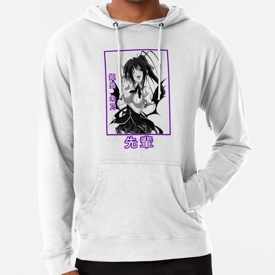 Akeno Black And White Hoodie - Image 4