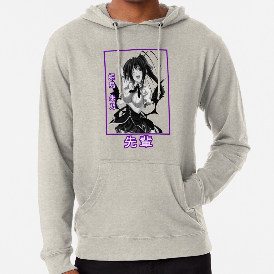 Akeno Black And White Hoodie - Image 2