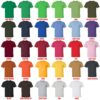 t shirt color chart - High School DxD Shop