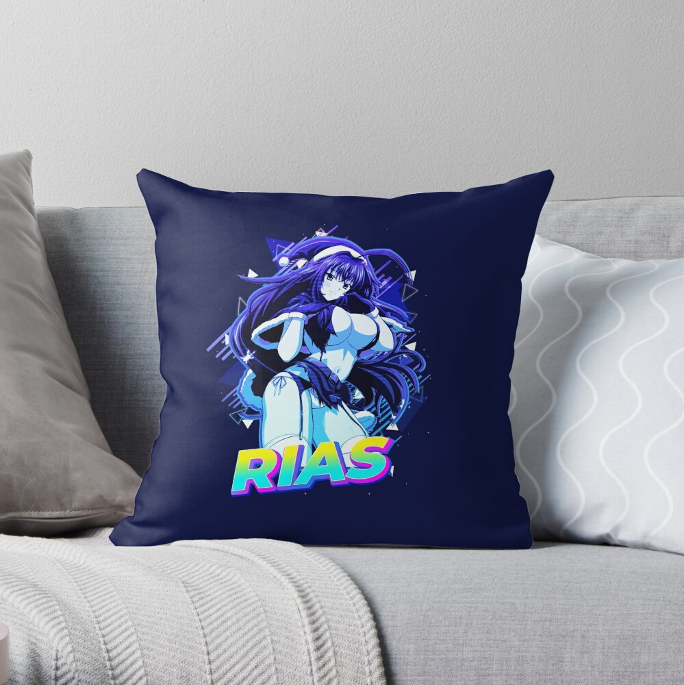 Rias Gremory Highschool Dxd Throw Pillow