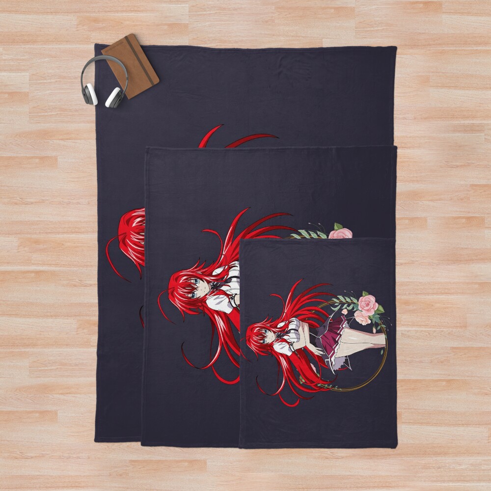 Vintage High School Dxd Awesome For Movie Fans Throw Blanket - Image 3