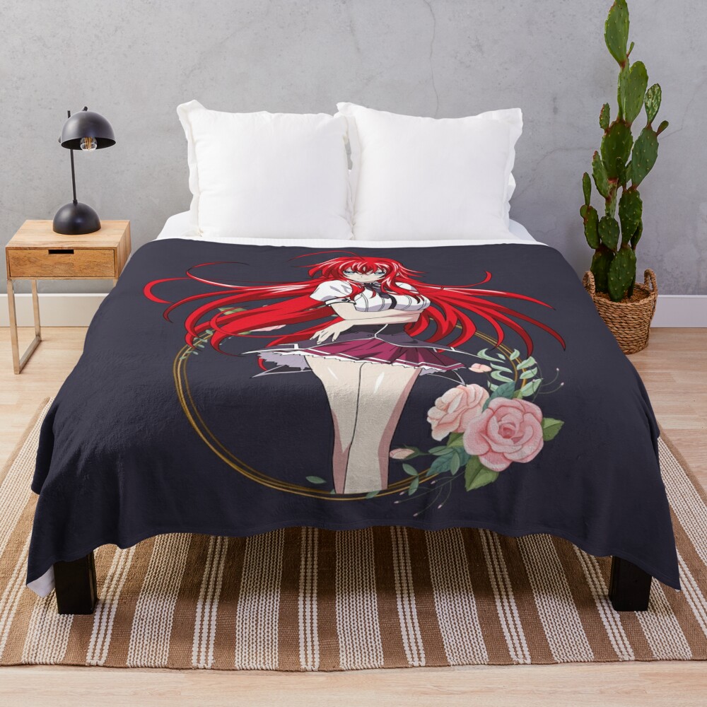 Vintage High School Dxd Awesome For Movie Fans Throw Blanket