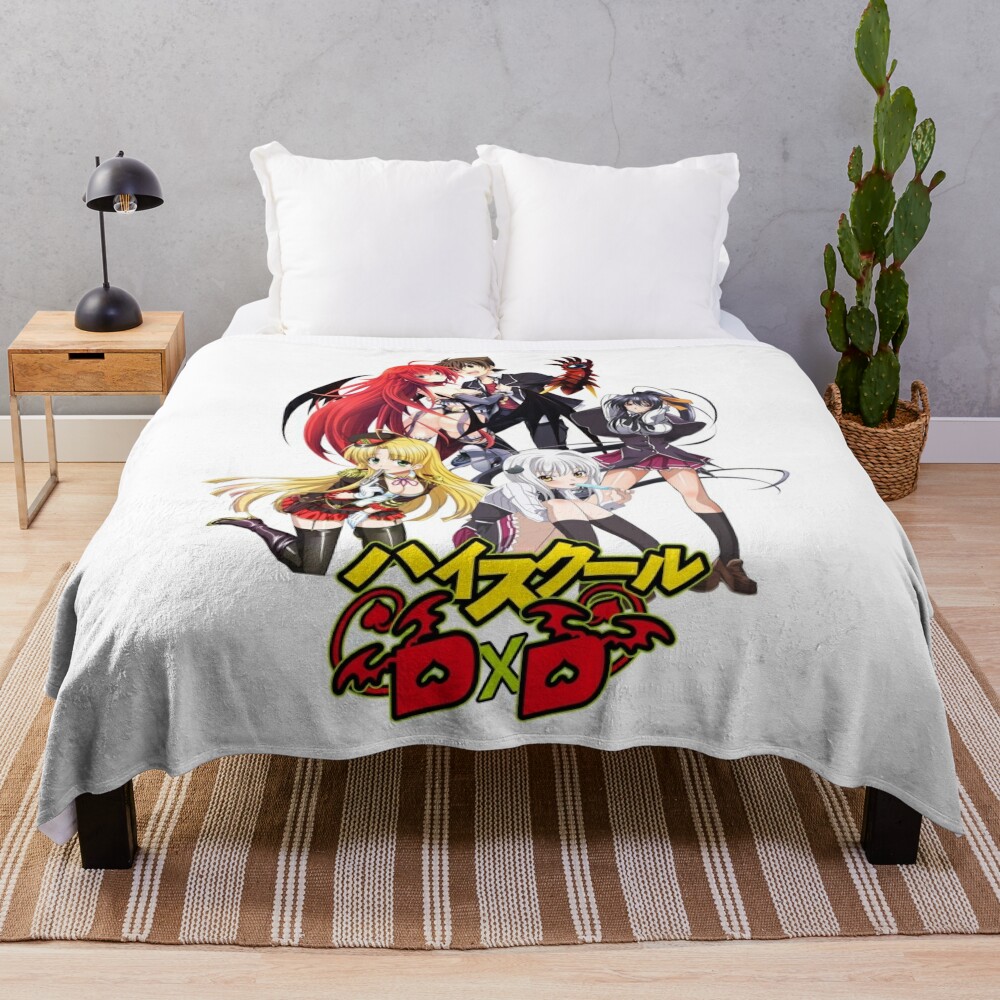 Japanese Name High School Dxd Anime Poster Throw Blanket