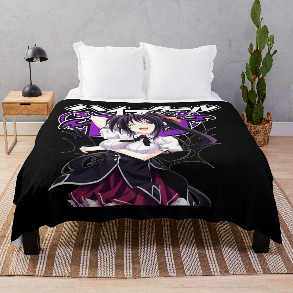 Akeno Himejima High School Dxd Essential Throw Blanket