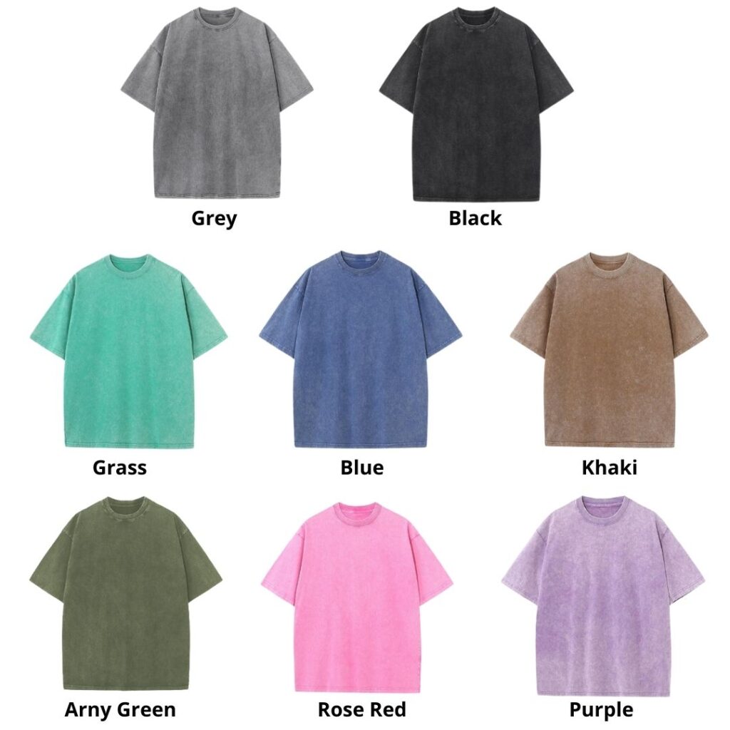 Mineral Wash T Shirt Color - High School DxD Shop