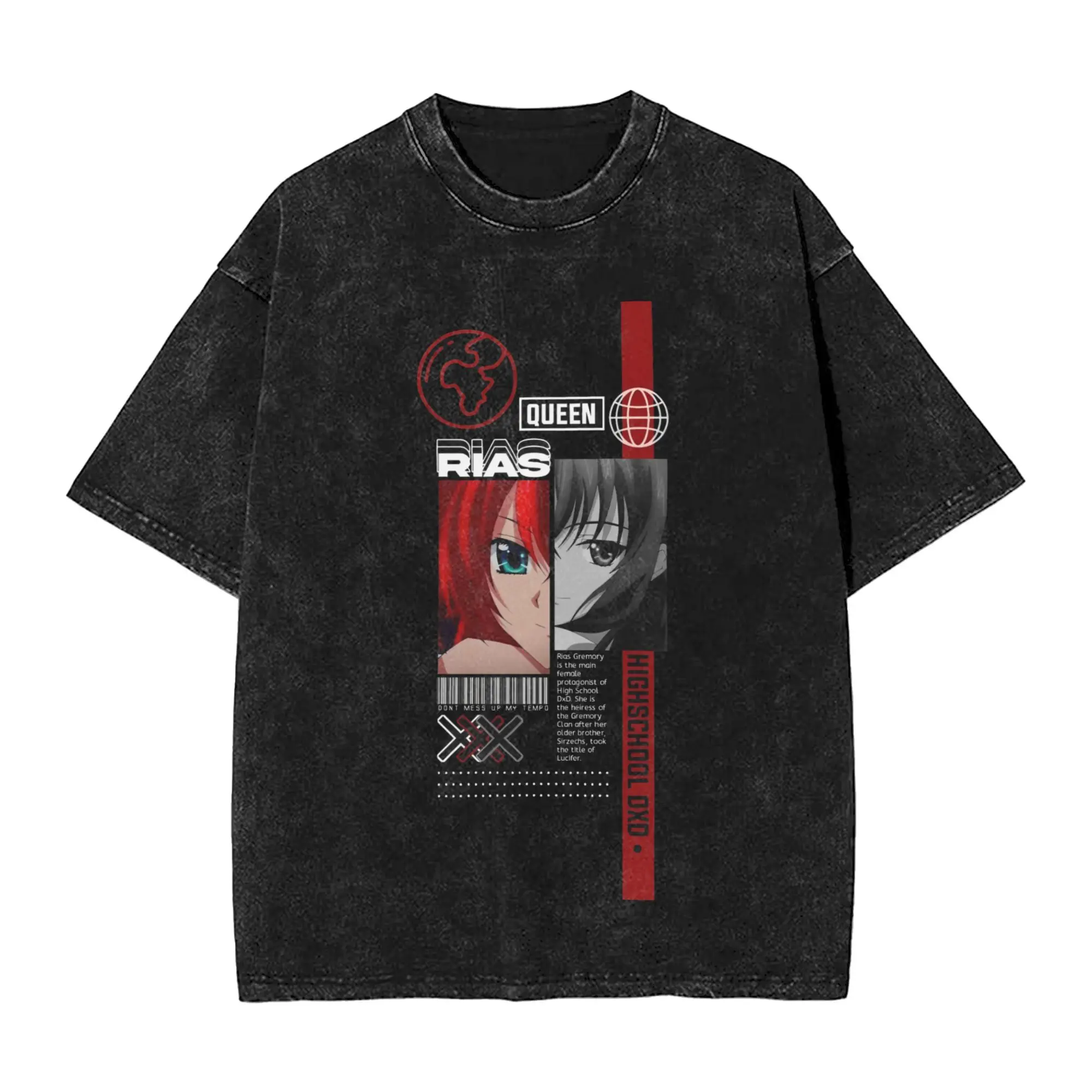 High School DxD Rias Queen Mineral Washed T-Shirt