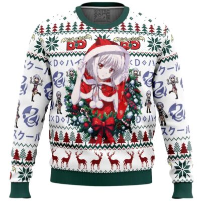 Koneko Tojo Christmas High Schoo DxD Ugly Christmas Sweater - High School DxD Shop